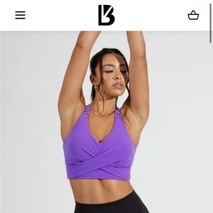 Buffbunny Candy Wrap sports bra - Party Purple